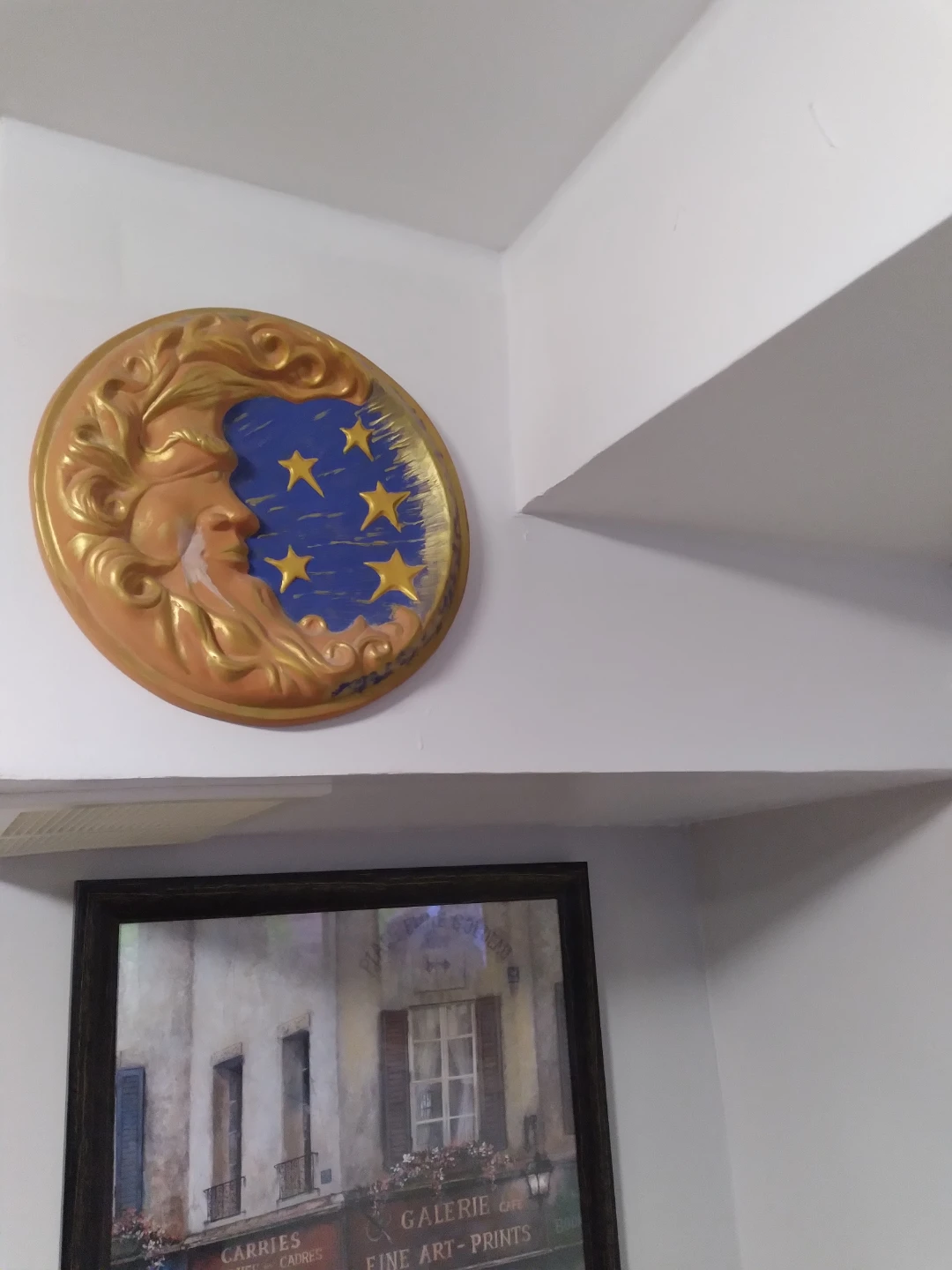 WhimsiGoth Celestial Moon and Stars Wall Plaque - photo 3