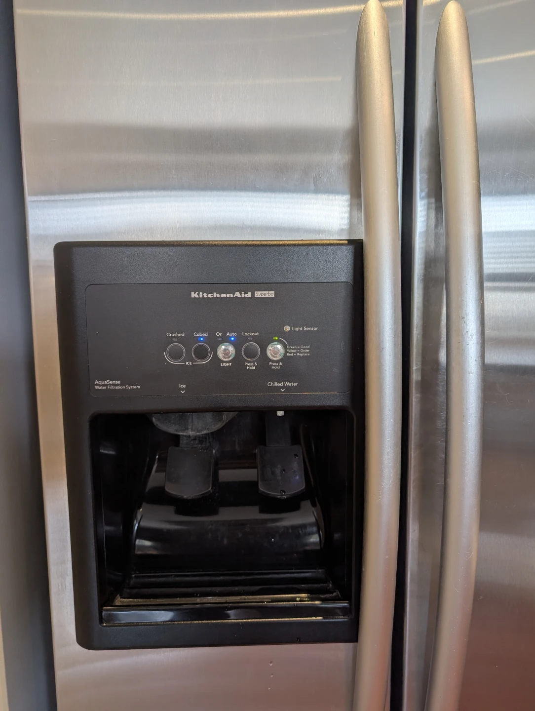 KitchenAid Stainless Steel Side-by-Side Refrigerator - photo 2