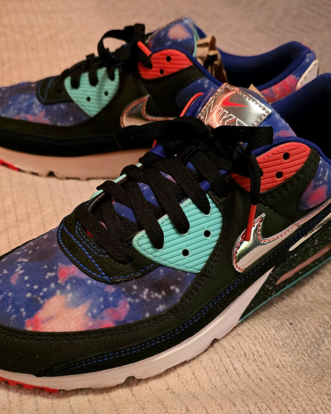 Limited Editiob Nike Air Max 90 "Galaxy" Sneakers. 8/10 Mens 11 - photo 2