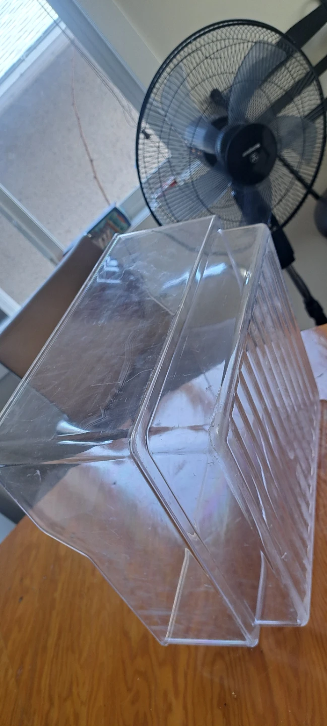 Clear Plastic Stackable Storage Bin Organizer