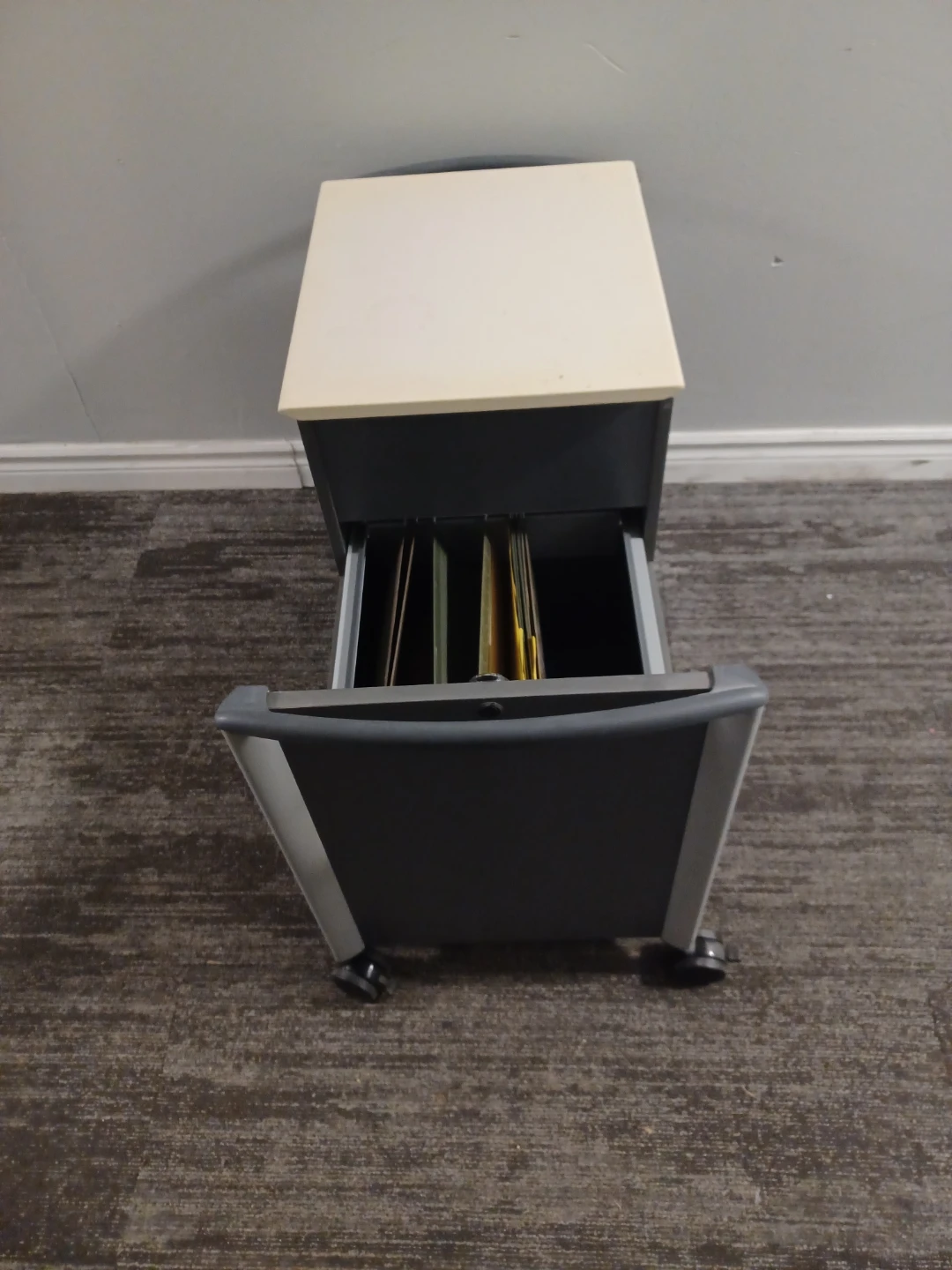 Filing Cabinet with Wheels - photo 2