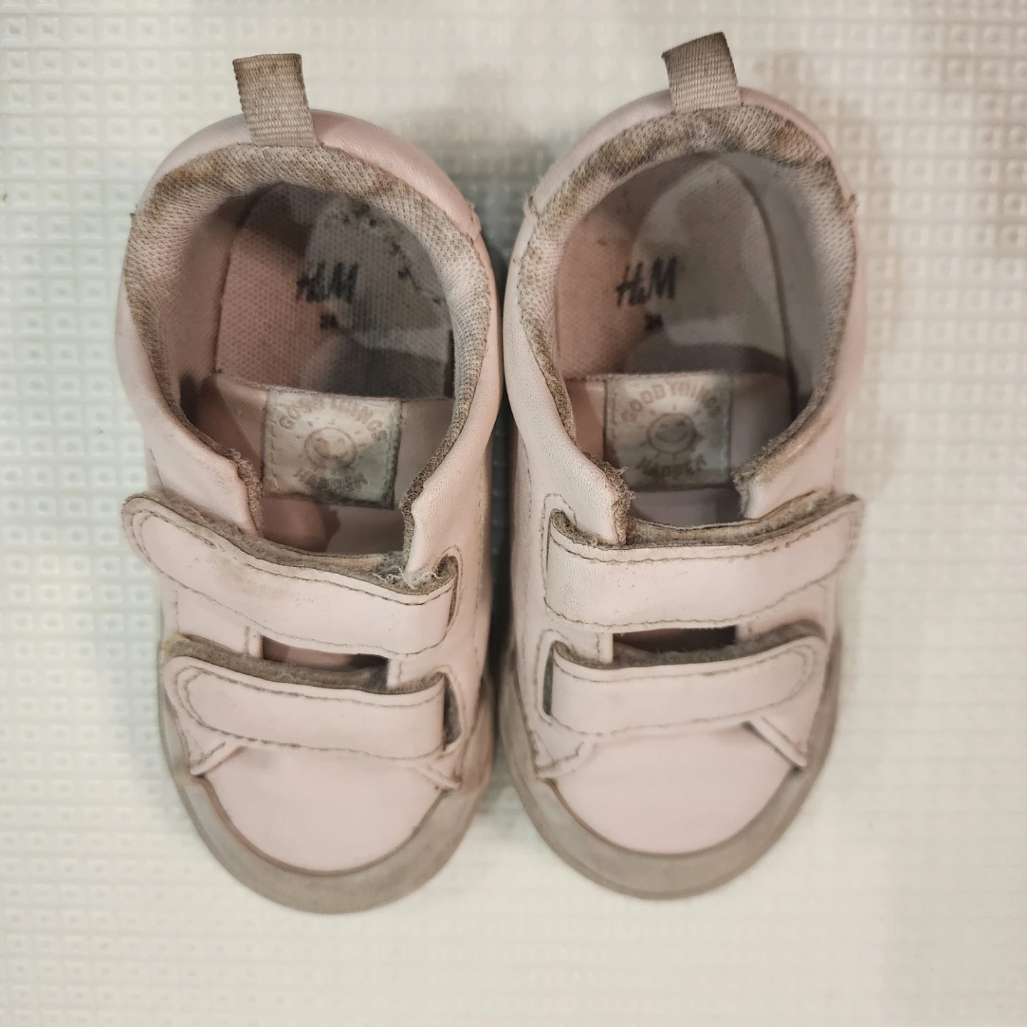 H&M Kids Pink Velcro Shoes - Size EUR 24 - photo 2