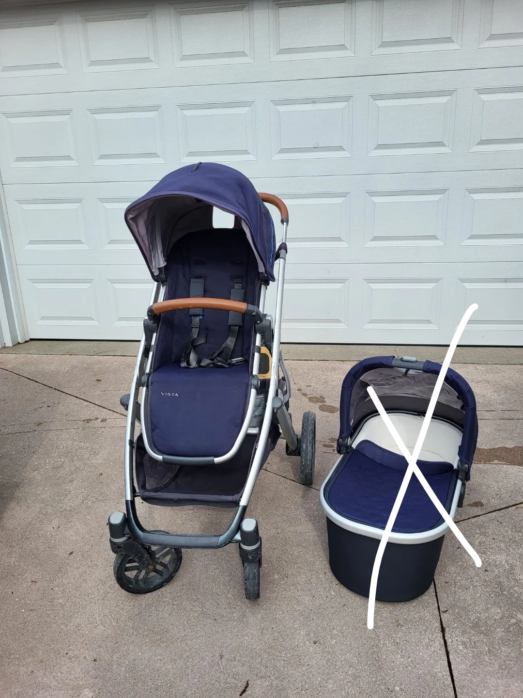 Uppababy vista stroller and lots accessories