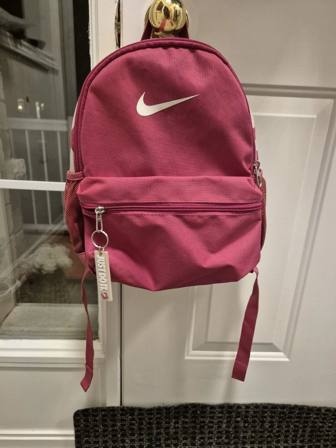 Nike Pink Just Do It Backpack