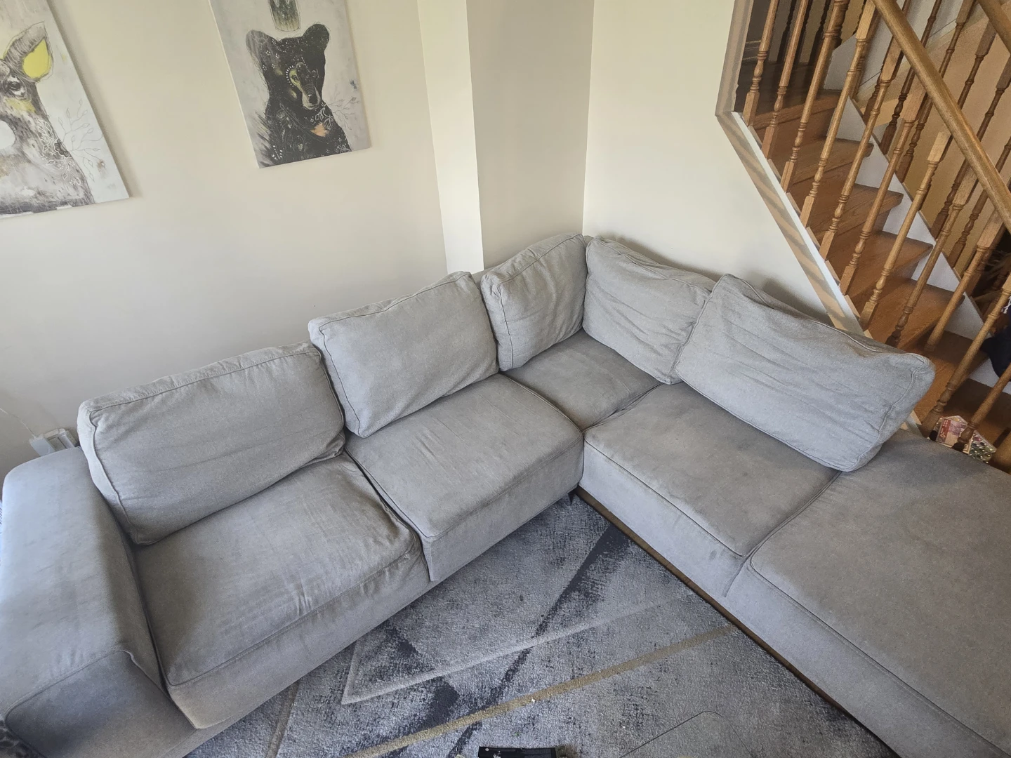 Grey Sectional Sofa