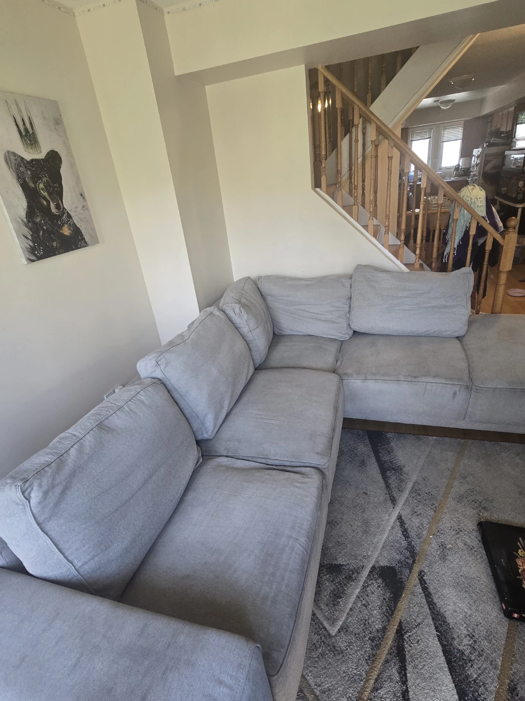 Grey Sectional Sofa - photo 3