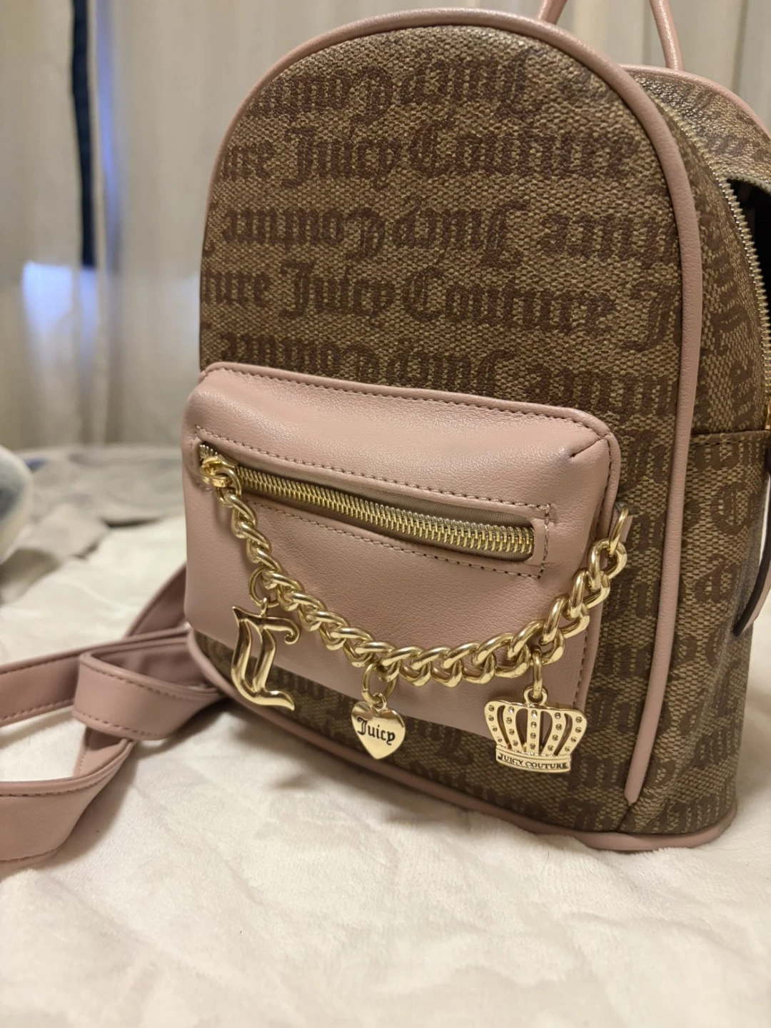 Juicy Couture Mini Backpack - Brown/Pink