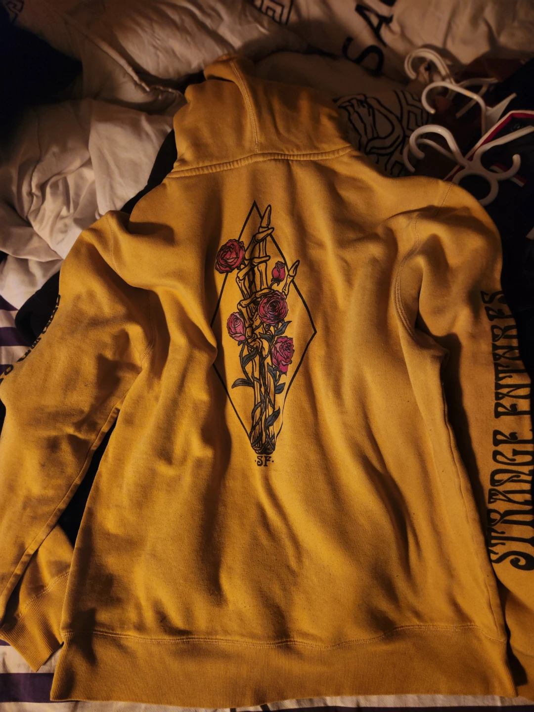 Strange Futures Yellow Hoodie