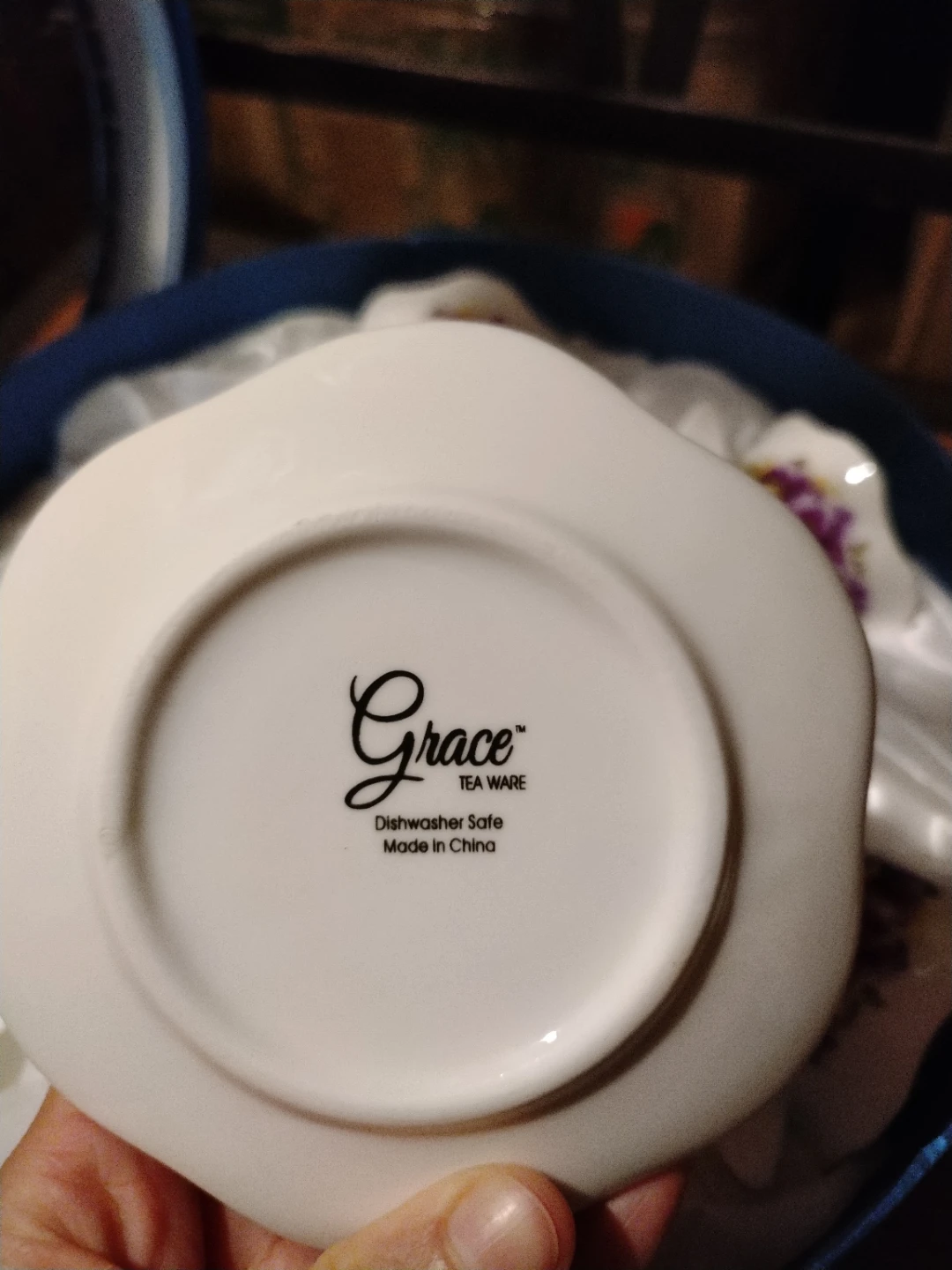Grace Tea Ware Porcelain Teacup and Saucer Set - photo 5