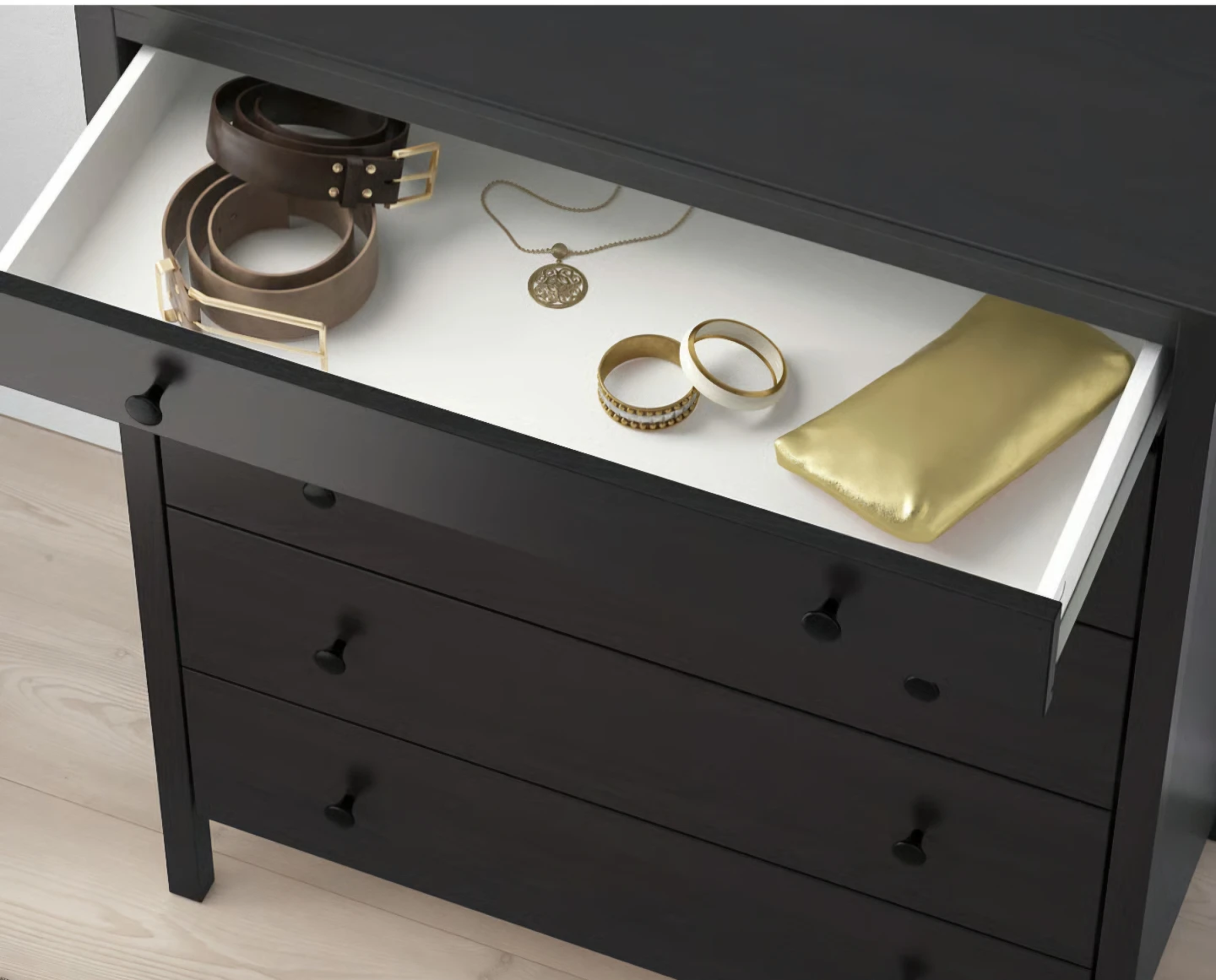5-Drawer Dresser - Dark Brown - photo 3