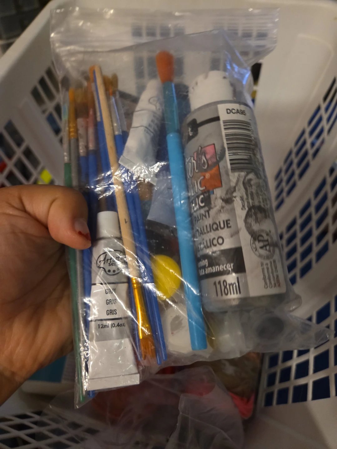 Art Supplies Paint Set with Brushes and Metallic Paint - photo 2