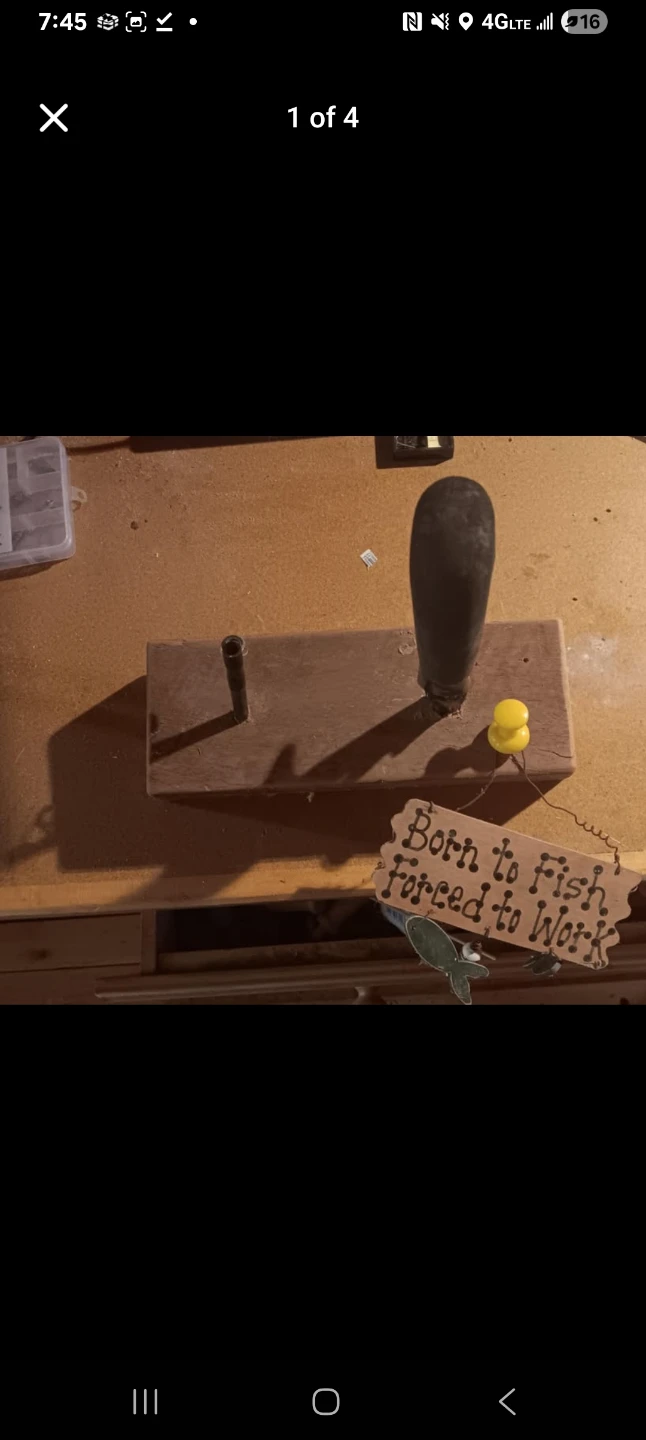 The Angry Fisherman Coat Rack