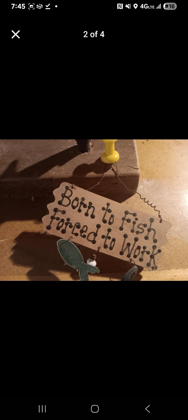 The Angry Fisherman Coat Rack - photo 2