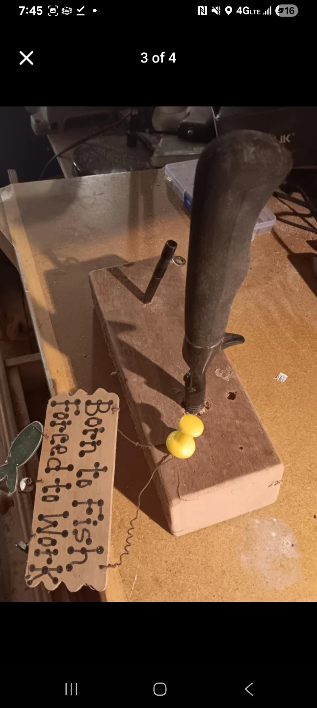 The Angry Fisherman Coat Rack - photo 3