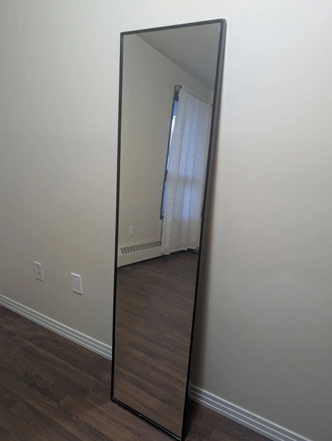 Tall Full Length Mirror - Black Frame