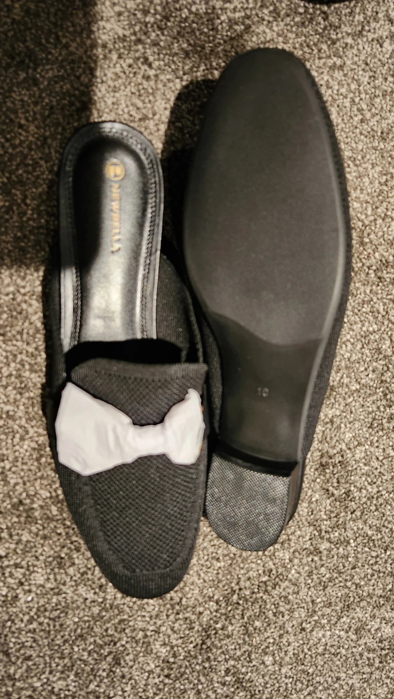 NewBella Women's Black Loafer Mules Size 10 - photo 3