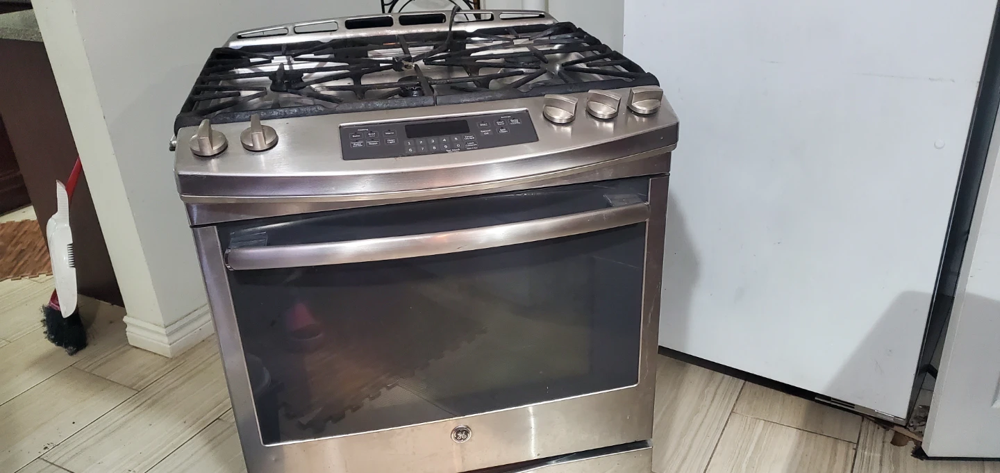 GE Gas Range Stove - Stainless Steel