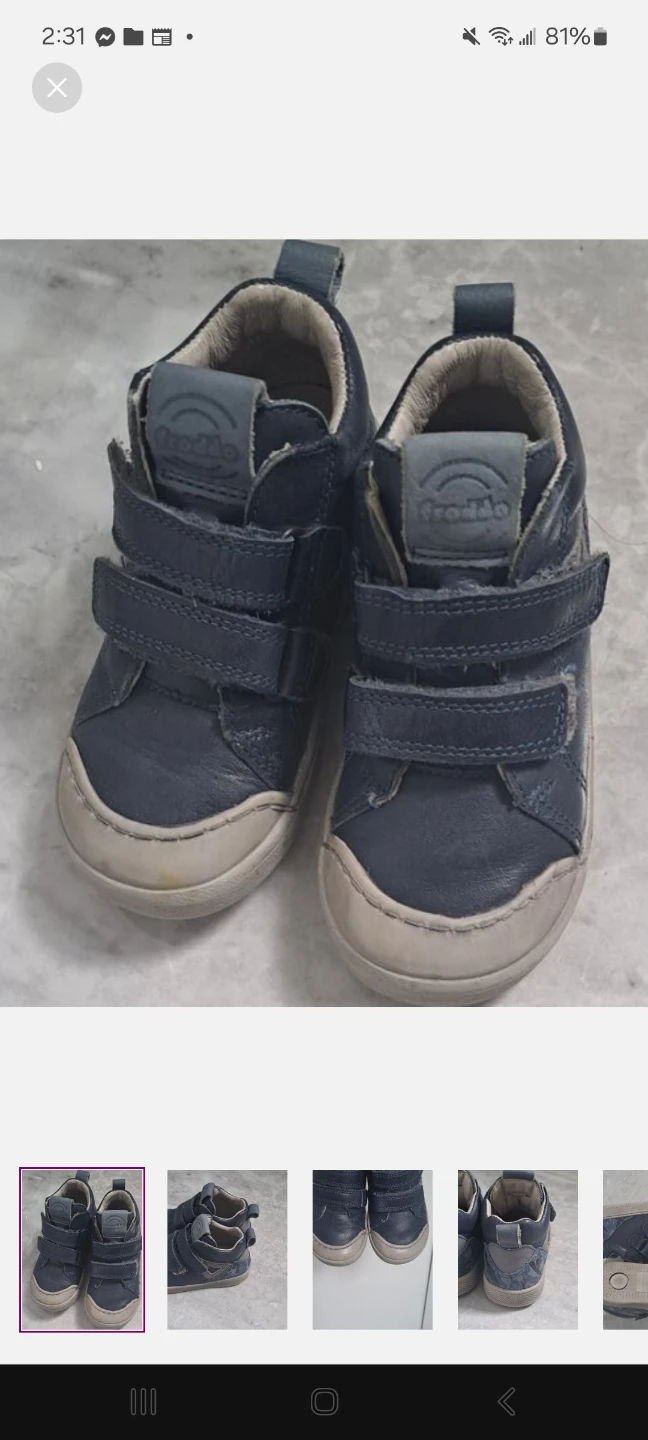 Froddo toddler shoes sz 22