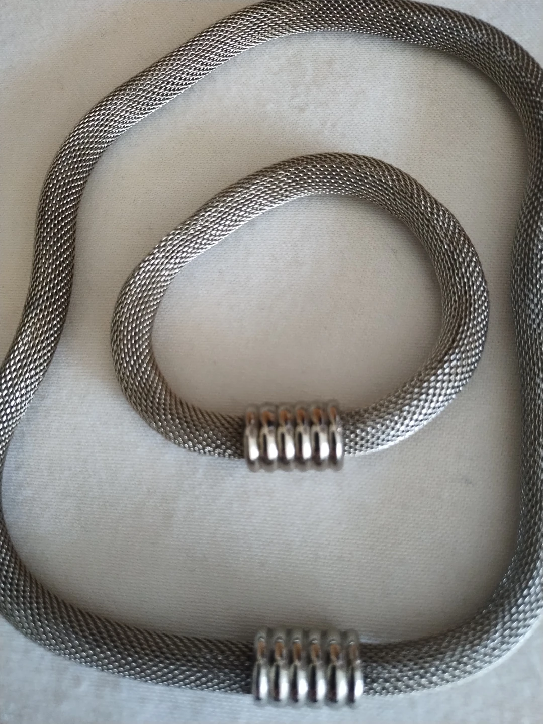 Mesh Necklace and Bracelet Set - photo 4