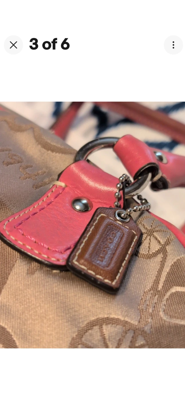 Vintage Coach Monogram Horse and Carriage Satchel Bag - photo 3