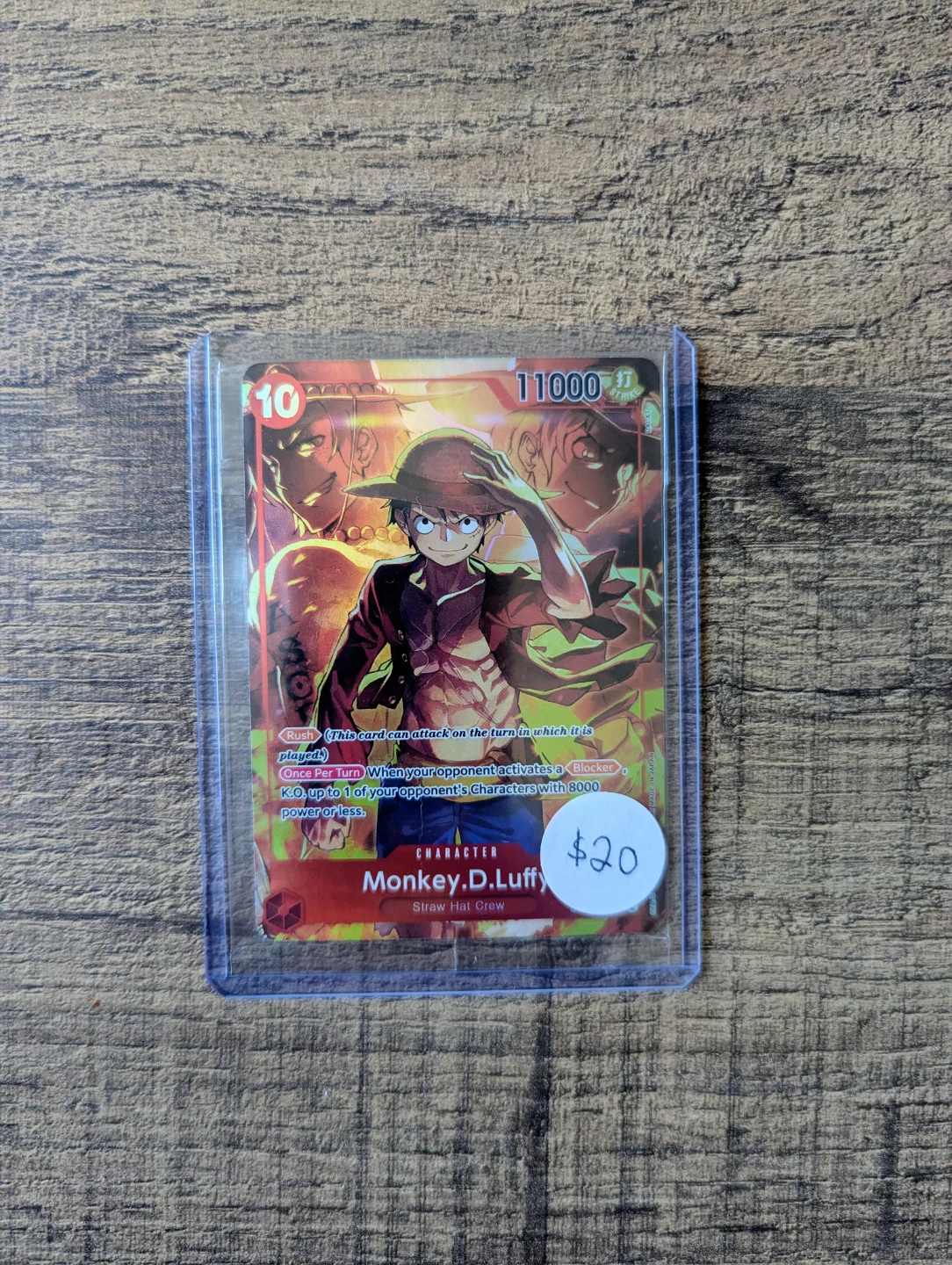 One piece card game: Monkey D. Luffy
