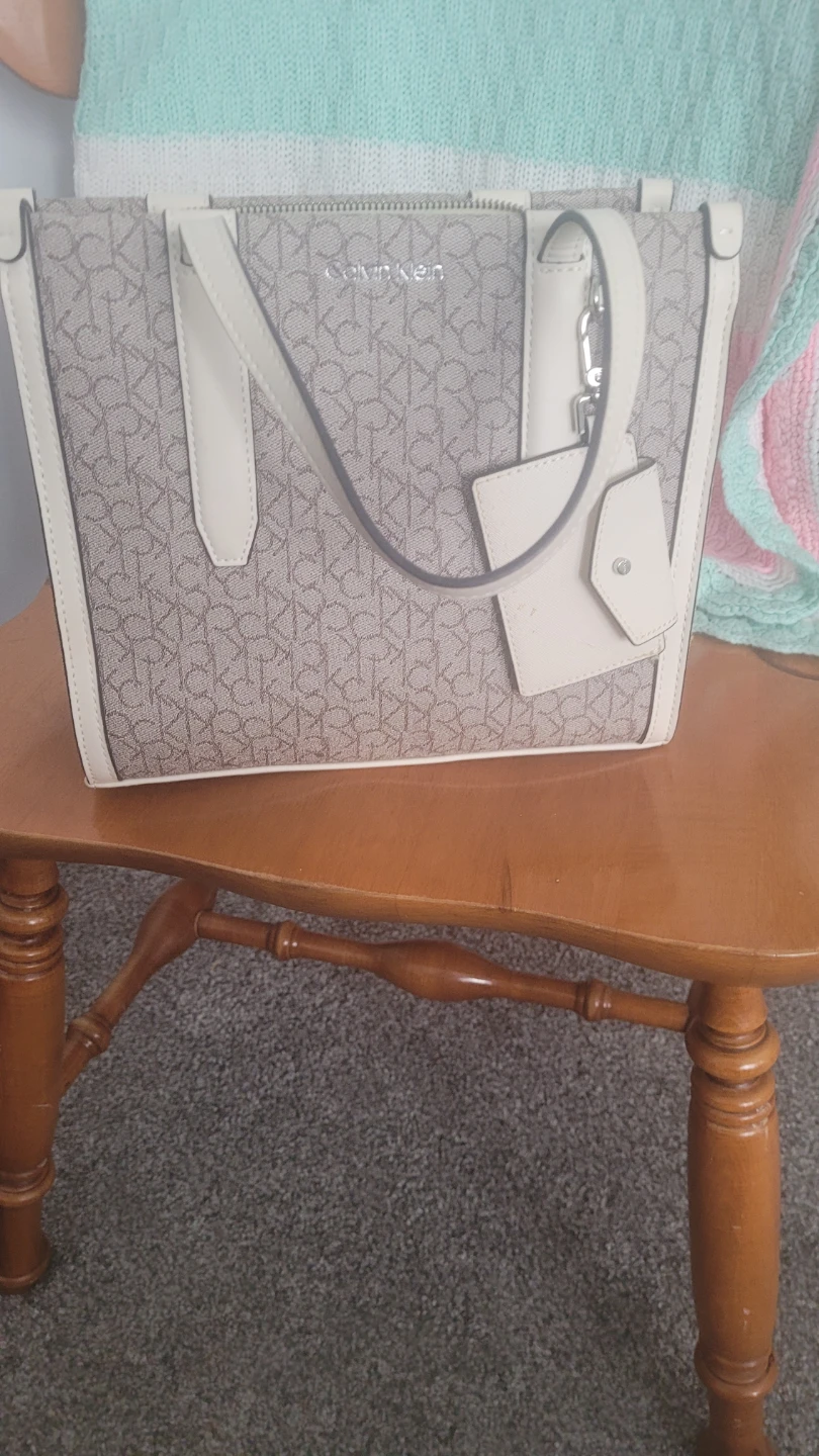 Calvin Klein Monogram Tote Bag