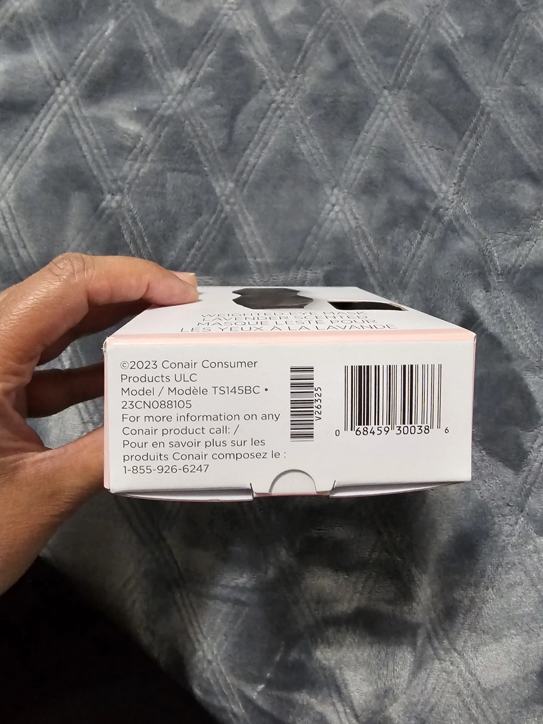 TRAVELSMART By CONAIR Weighted Eye Mask, Black 🌱 - photo 5