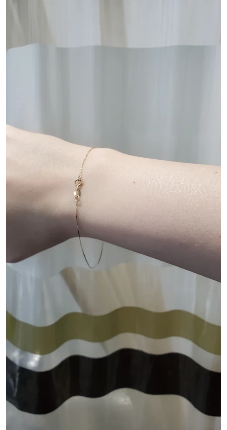 Vintage dainty 7.2 inch 10K gold bracelet - photo 4