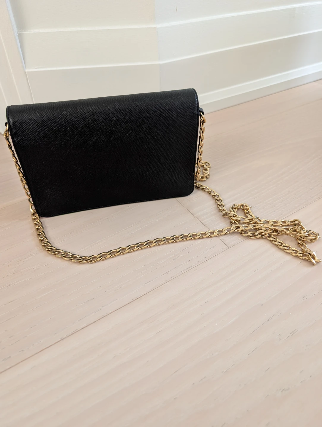 Prada Black Saffiano Leather Chain Bag - photo 4