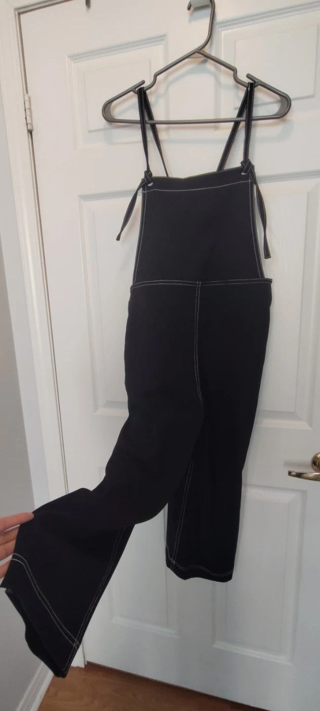 Black Overalls with White Stitching (B:MING by BEAMS) - photo 4