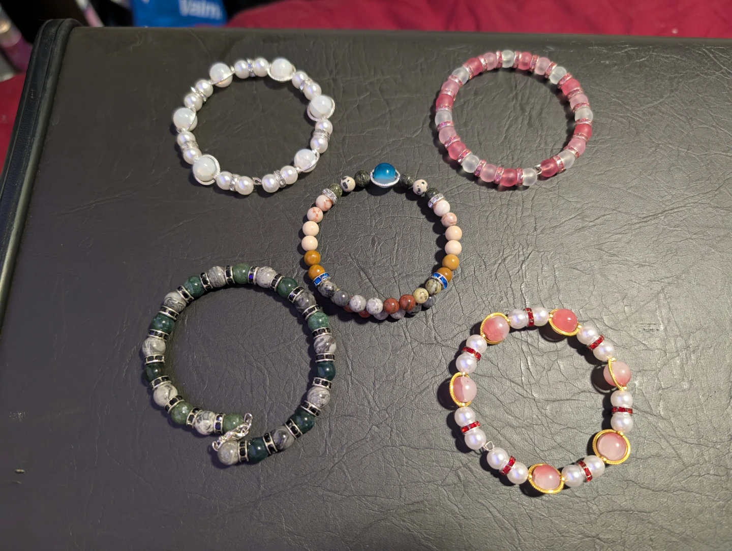 Handmade Beaded Bracelets and Earrings - photo 2