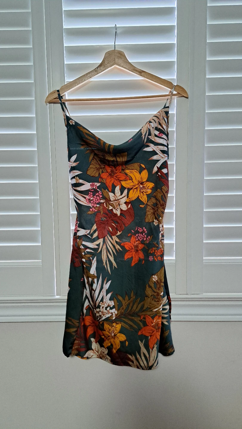 Floral Print Slip Dress