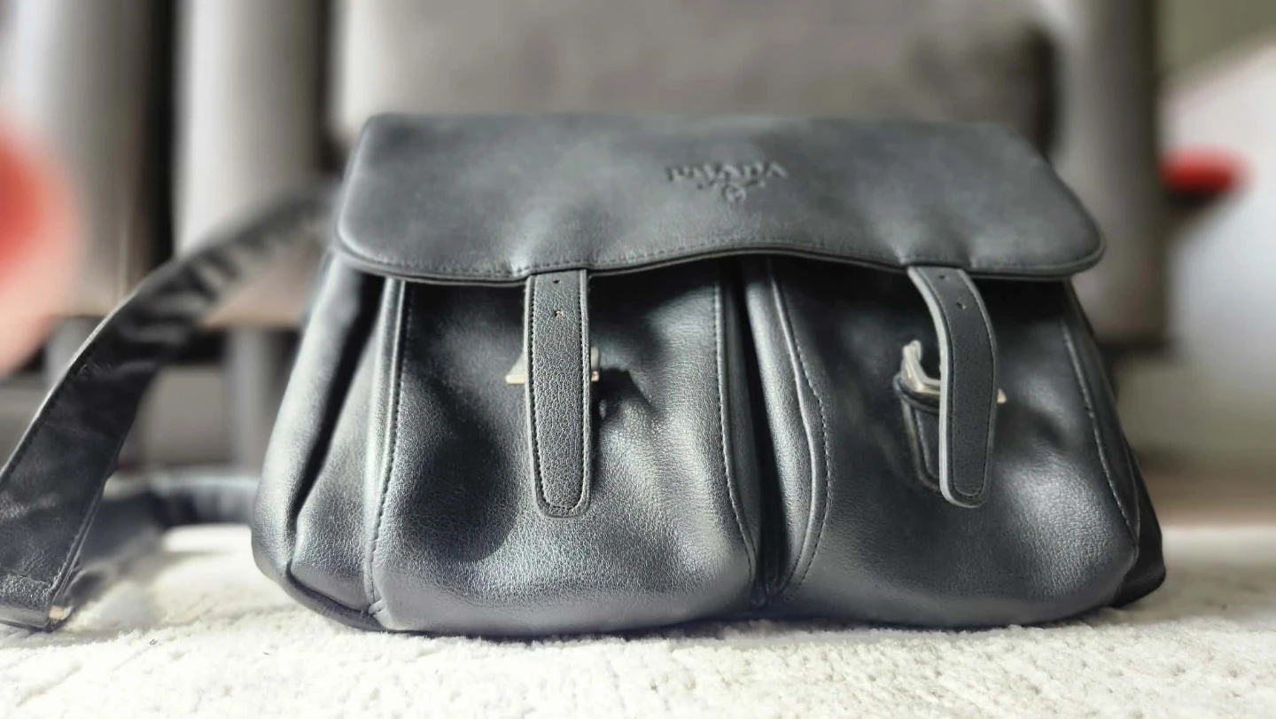 Prada Black Leather Shoulder Bag - photo 4