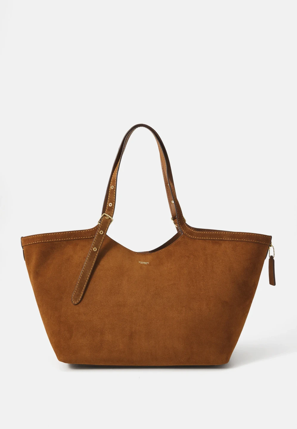 Coach Brown Suede Gramercy Tote
