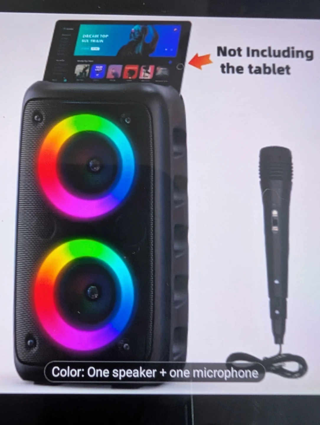 Portable Wireless Speaker with Microphone