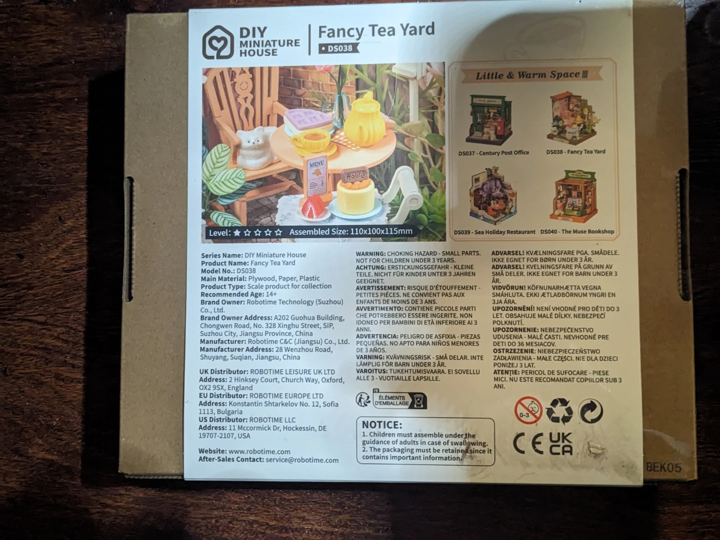 Rolife DIY Miniature House - Fancy Tea Yard DS038 - photo 2