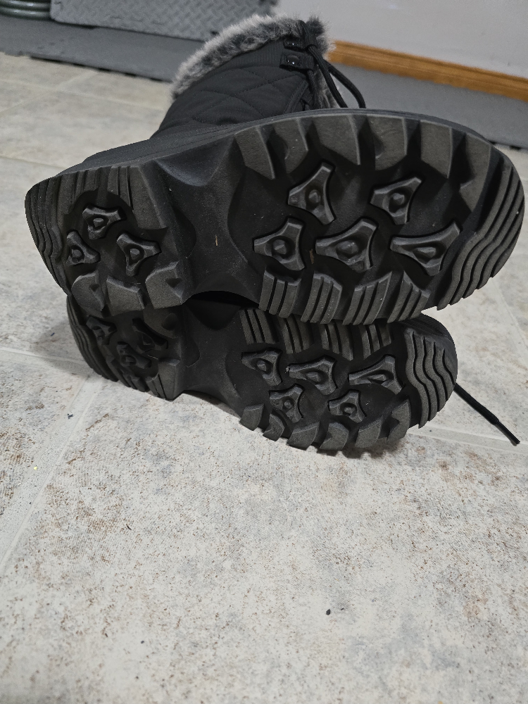 Ozark Trail Black Faux Fur Lined Snow Boots - photo 3