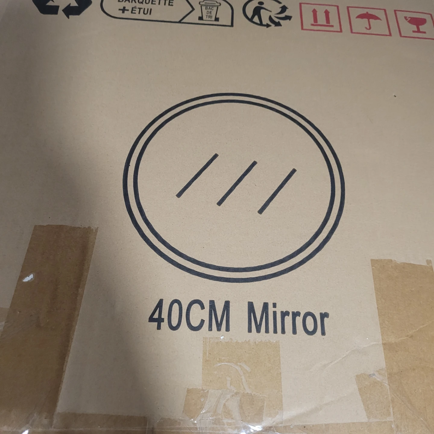 Gold Round Mirror - photo 2