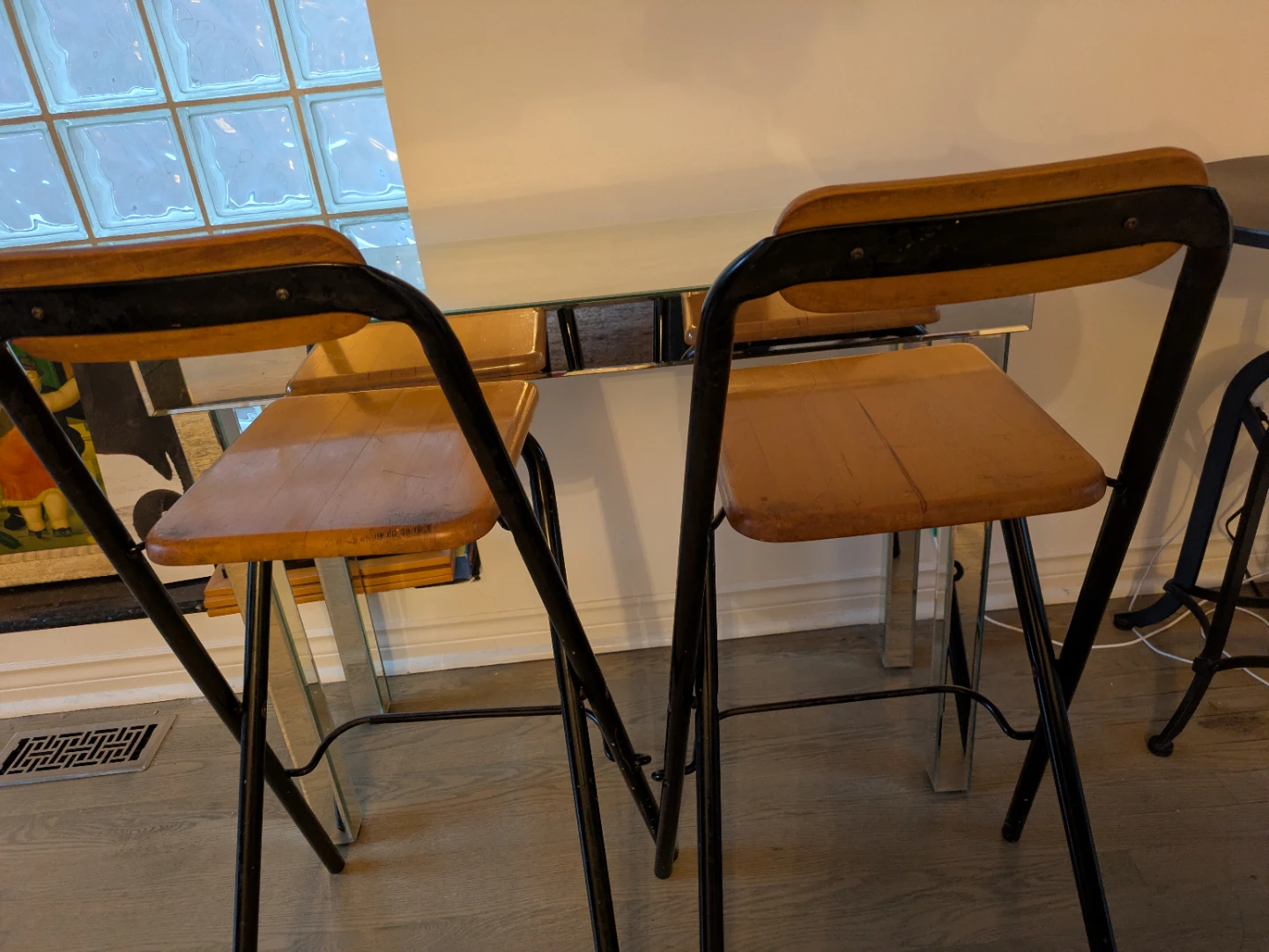 Set of vintage Ikea Dennis Bar Stools - photo 3