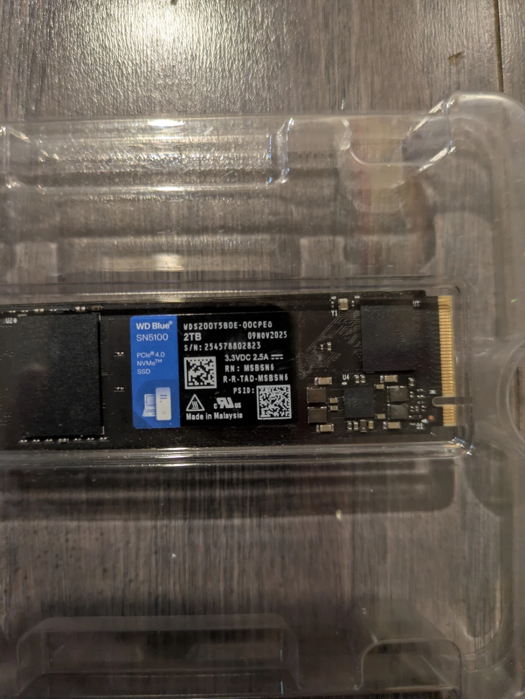 WD Blue SN5100 2TB NVMe SSD