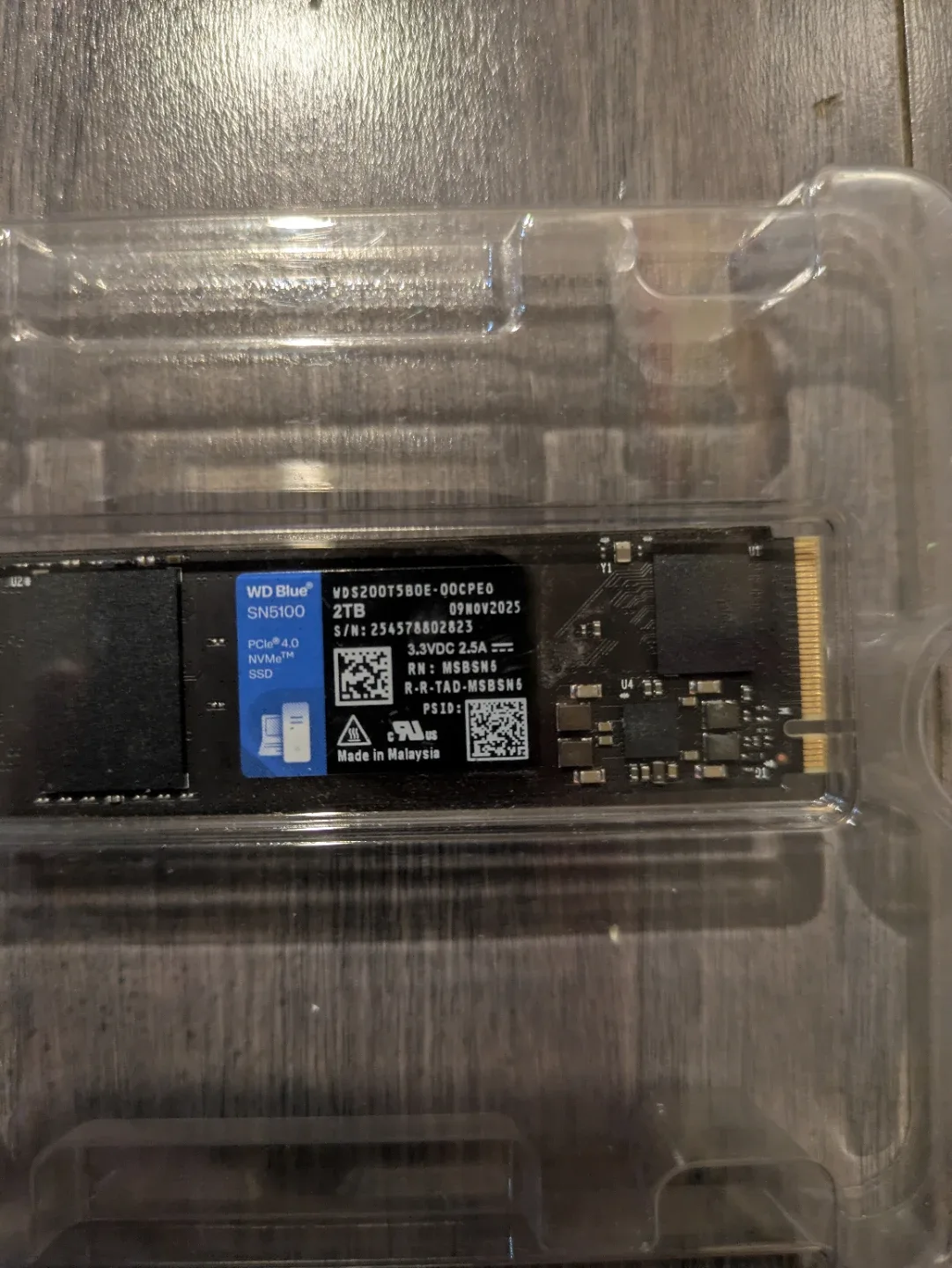 WD Blue SN5100 2TB NVMe SSD