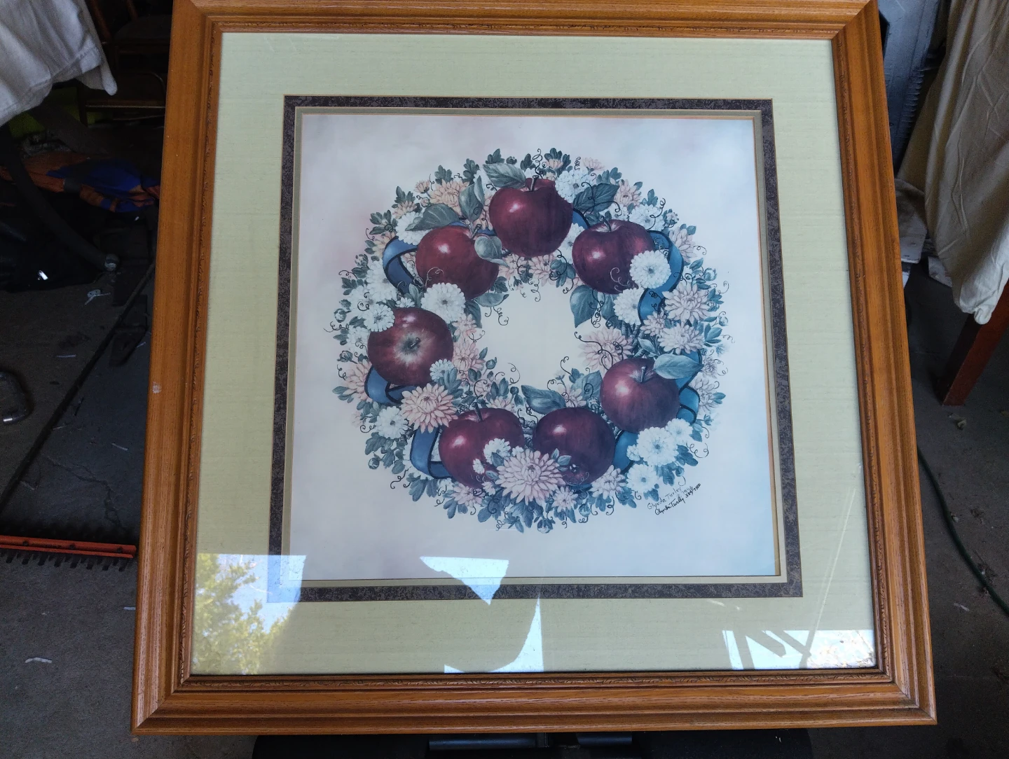 "Chrysanthemums and Apples" Limited Edition Art Print