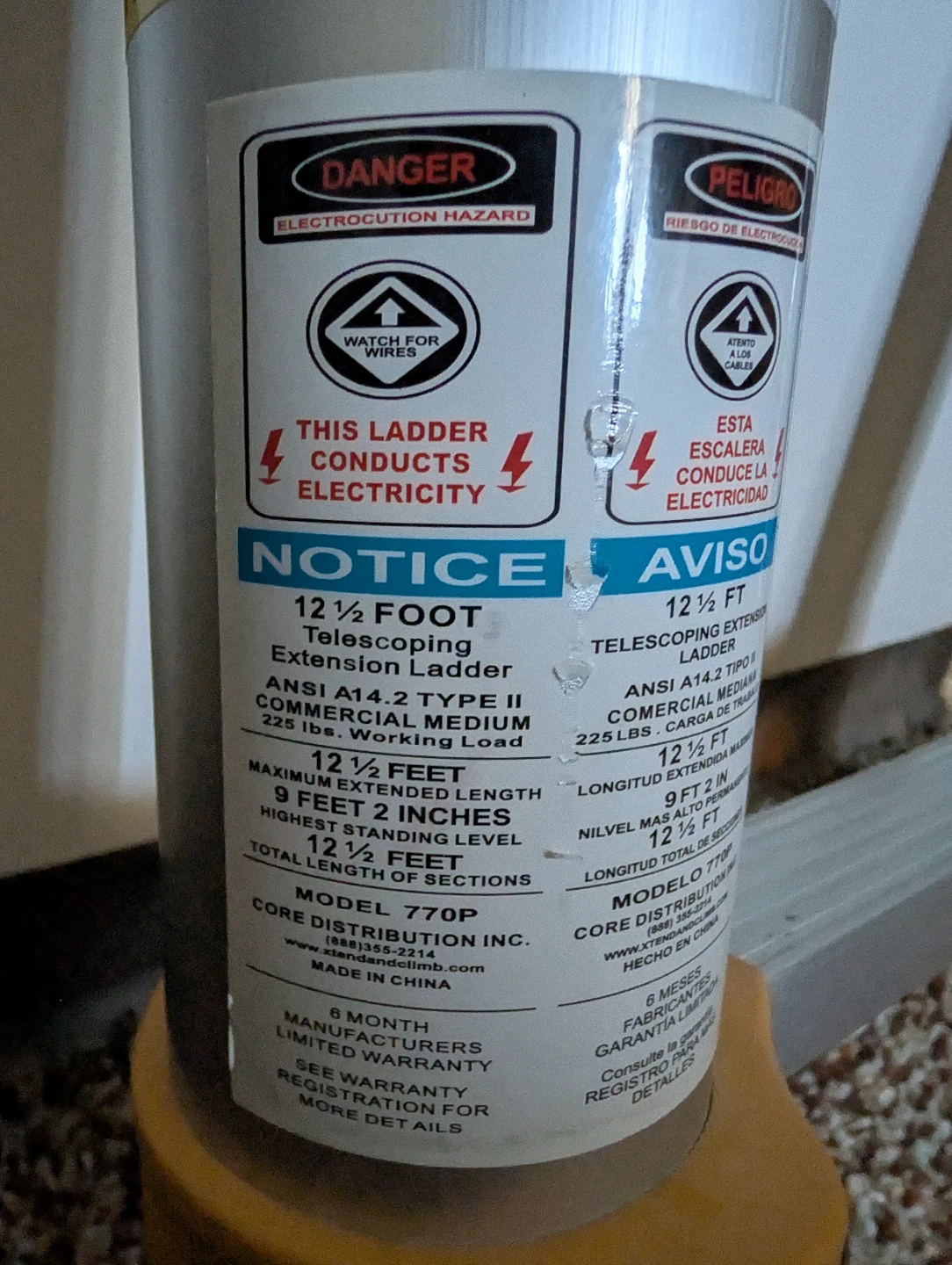 Xtend+Climb Telescoping Extension Ladder 12.5 ft - photo 3