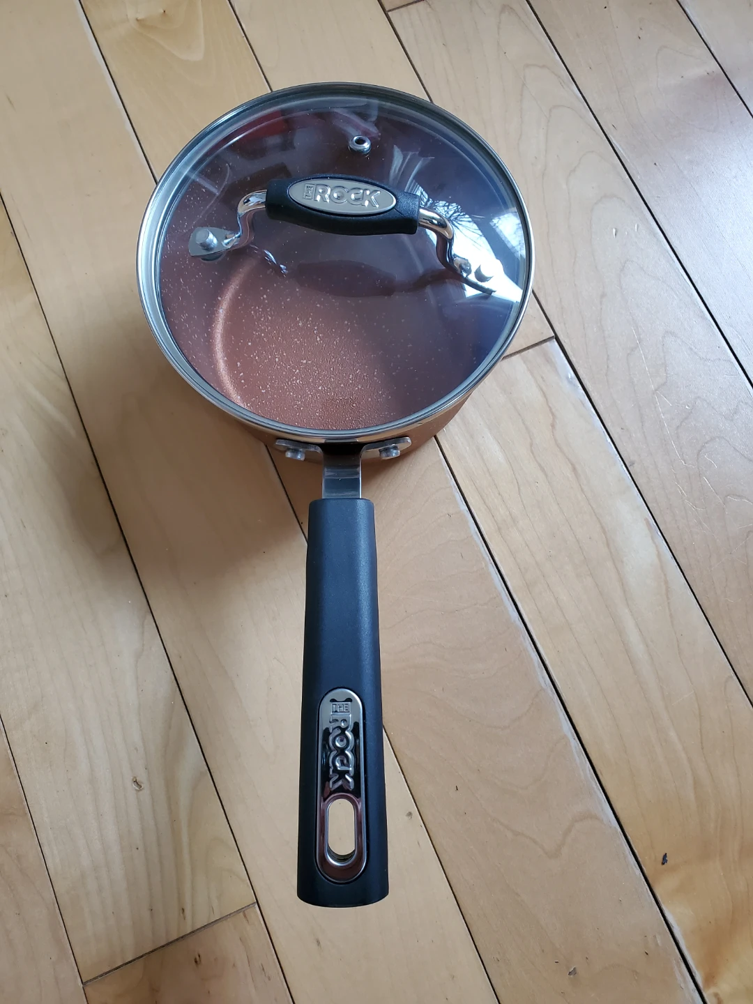 Brand New Rock 1.5 Quart Saucepan with Lid
