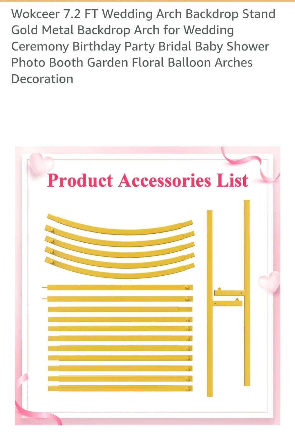 Wedding/party backdrop stand*new* - photo 2