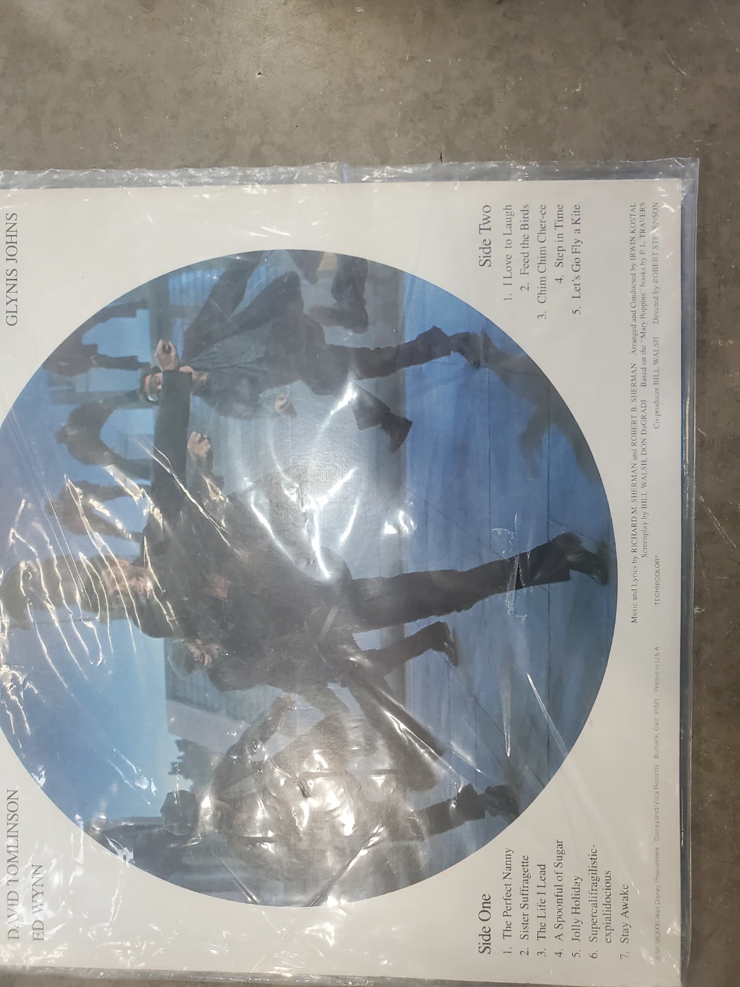 Mary Poppins Disney Picture Disc Vinyl Record - photo 2
