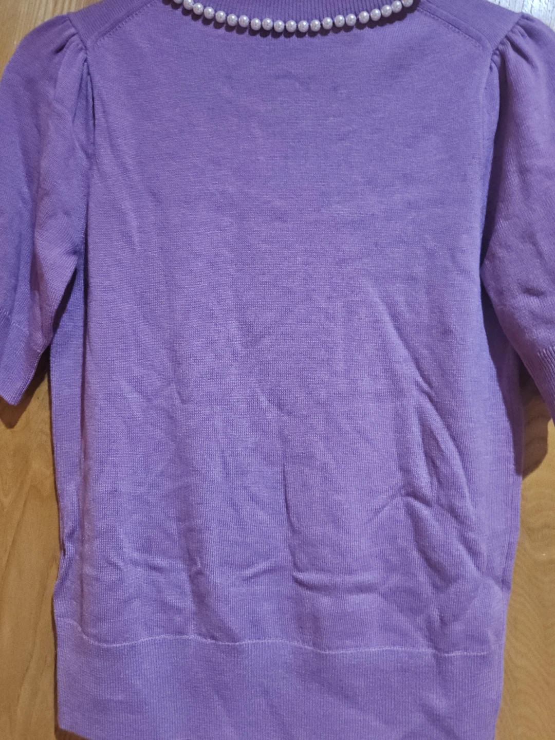 Kate Spade Purple Beaded Sweater - XS - photo 3