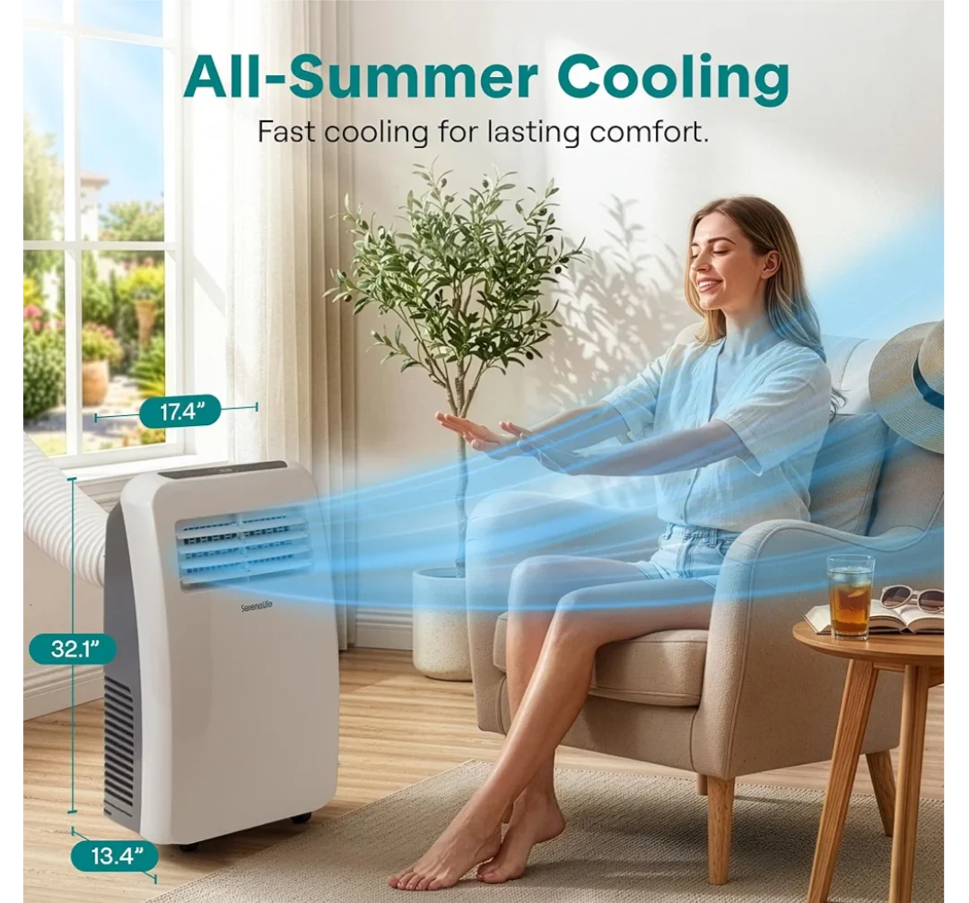 SereneLife Portable Air Conditioner Heater 12,000 BTU - photo 2