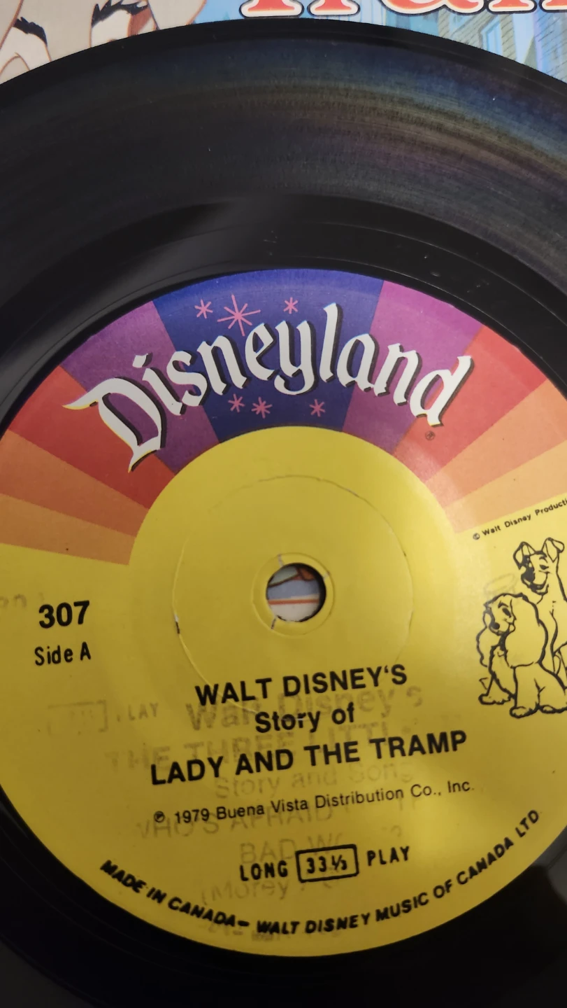 1979 Disney (Ultra Rare~Misprint="Lady and the Tramp"/3'lilPigs - photo 3