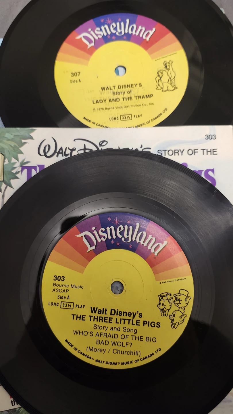 1979 Disney (Ultra Rare~Misprint="Lady and the Tramp"/3'lilPigs - photo 4